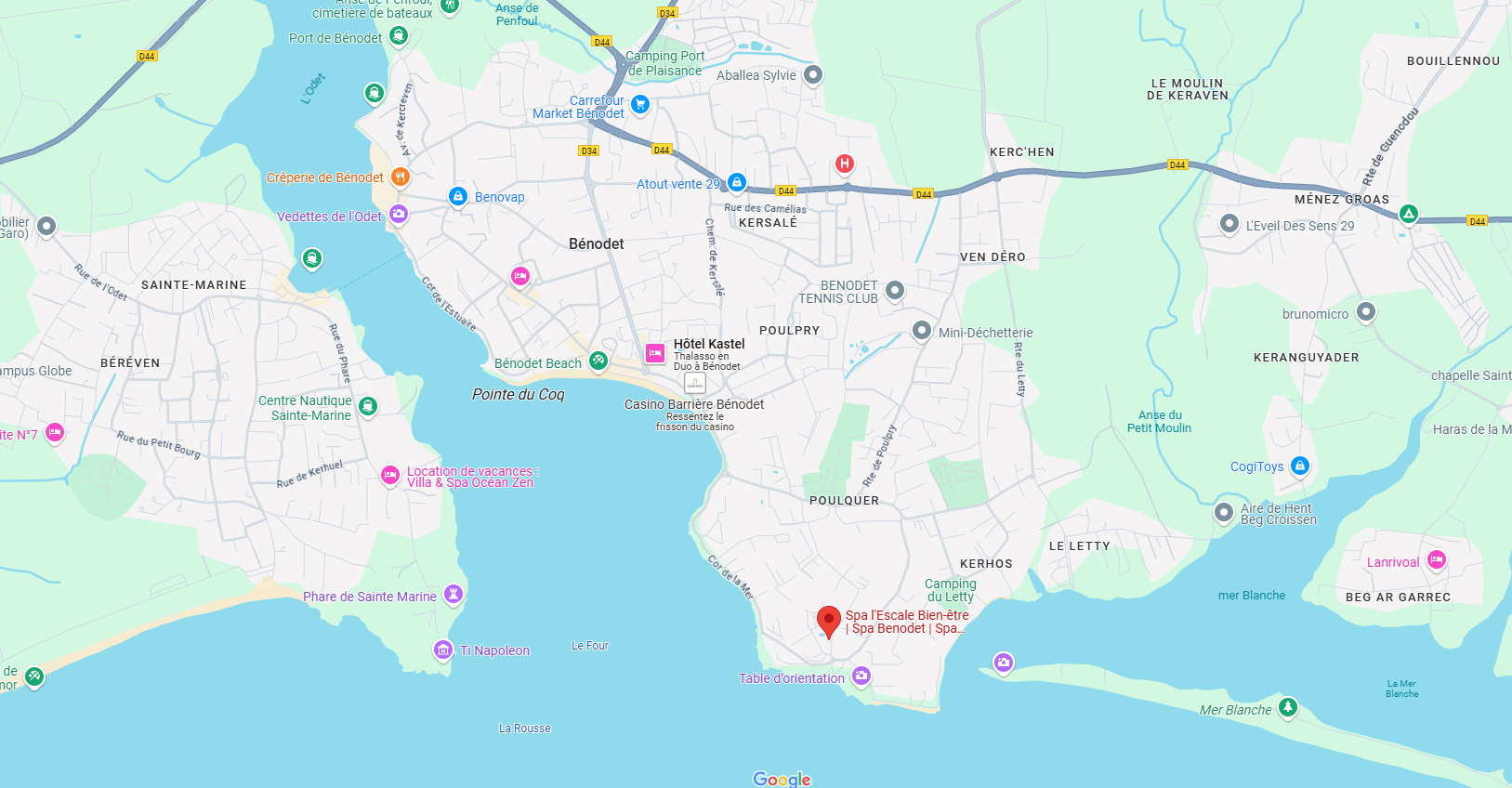 Carte d'accès du Spa Escale Bien-être